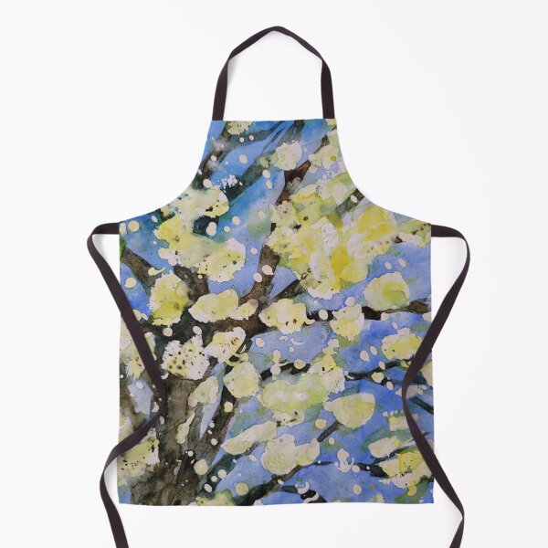Item preview, Blooming spring tree under a bright blue sky designed and sold by margikunst.