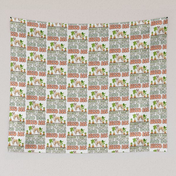 Item preview, Borzoi And Plants designed and sold by TheAnimalZ00.