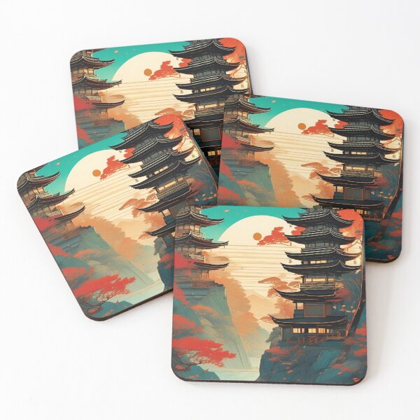 Item preview, Japan sunset  designed and sold by MatrixTattoo.