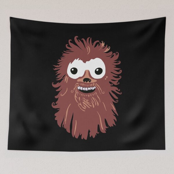 Item preview, Happy Bigfoot Face  designed and sold by wildjellybeans.