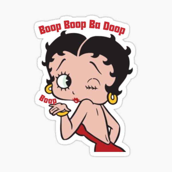 Item preview, Betty Boop "Boop Boop Ba Doop, Boop!" Kiss! designed and sold by Artsy-Appeal.