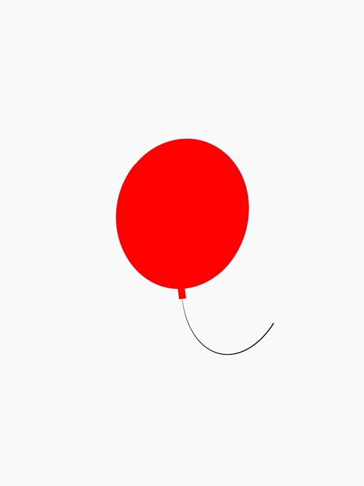 Thumbnail 6 of 6, Premium Scoop T-Shirt, A red birthday balloon designed and sold by lukesubbby.
