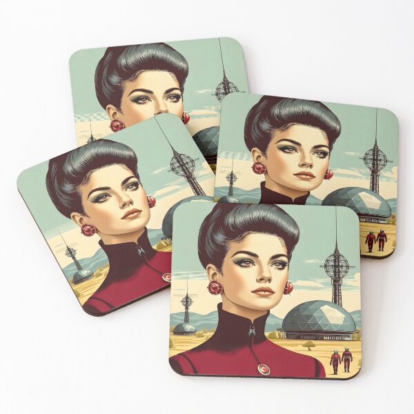 Item preview, Futuristic Gaze: Retro Sci-Fi Elegance designed and sold by John-NW-Shop.