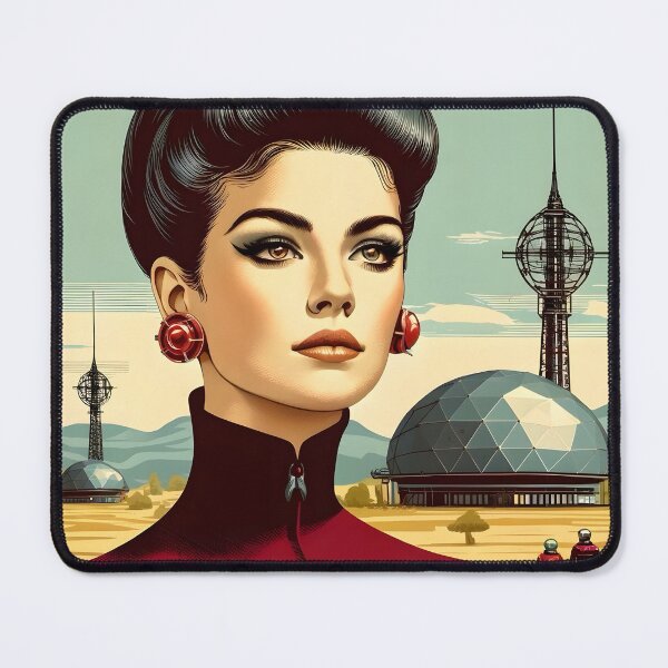 Item preview, Futuristic Gaze: Retro Sci-Fi Elegance designed and sold by John-NW-Shop.