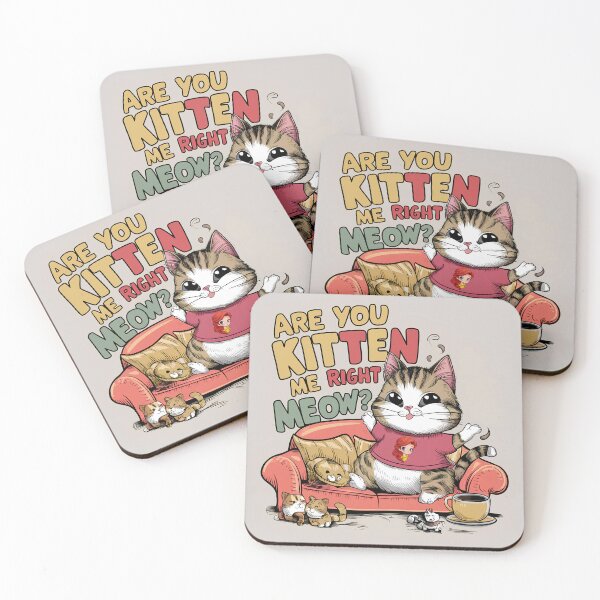 Item preview, funny kitten designed and sold by 5minArtStudio.