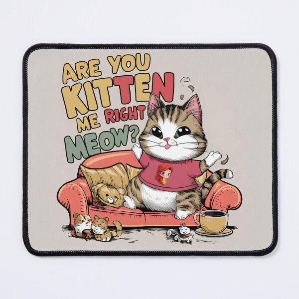 Item preview, funny kitten designed and sold by 5minArtStudio.