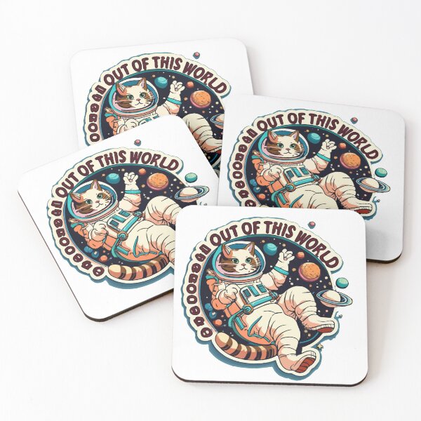 Item preview, Cat Astronaut 'Out of this World' Space Adventure designed and sold by NiftyWrx.