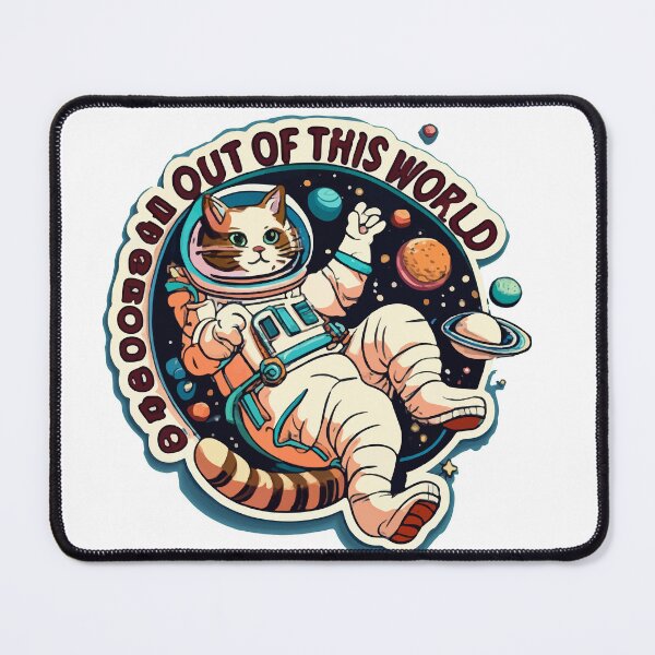 Item preview, Cat Astronaut 'Out of this World' Space Adventure designed and sold by NiftyWrx.