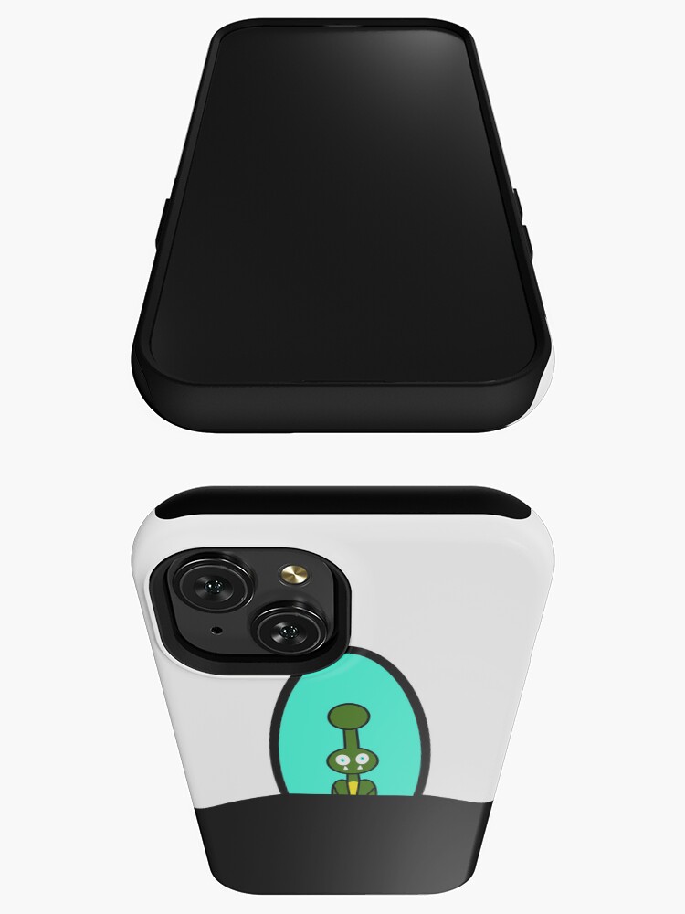 Thumbnail 3 of 4, iPhone Case, An animated alien and its spaceship designed and sold by lukesubbby.