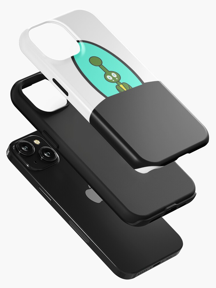 Thumbnail 2 of 4, iPhone Case, An animated alien and its spaceship designed and sold by lukesubbby.