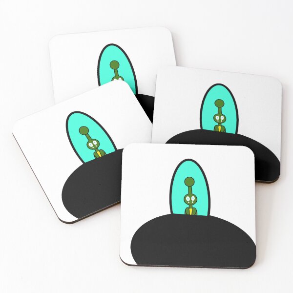 Item preview, An animated alien and its spaceship designed and sold by lukesubbby.