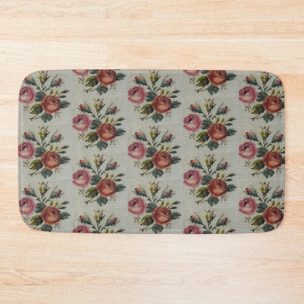 Item preview, Roses Vintage Needlepoint  designed and sold by SloganExpress.