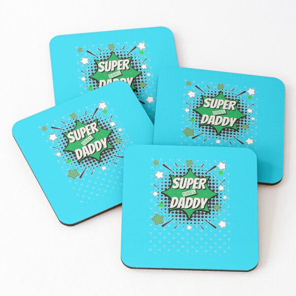Item preview, Green Comic Book Style Super Cool Daddy designed and sold by KarianePredovi.