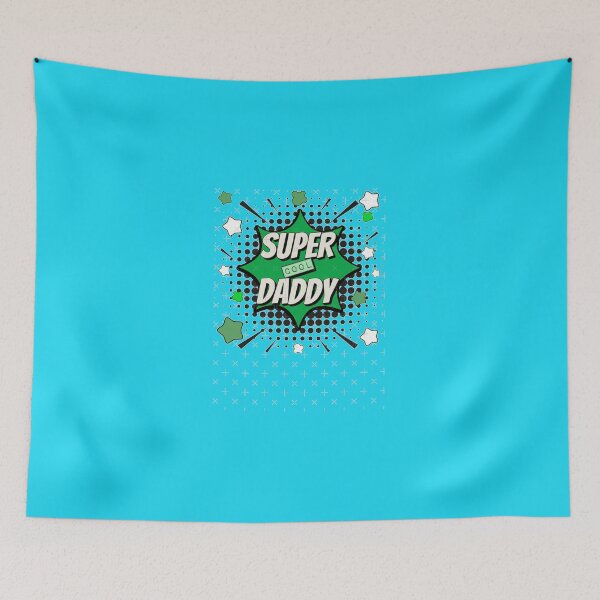 Item preview, Green Comic Book Style Super Cool Daddy designed and sold by KarianePredovi.