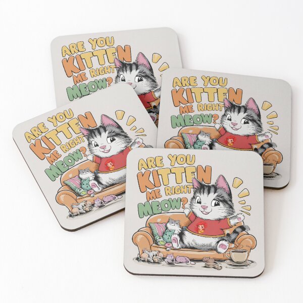 Item preview, funny kitten designed and sold by 5minArtStudio.