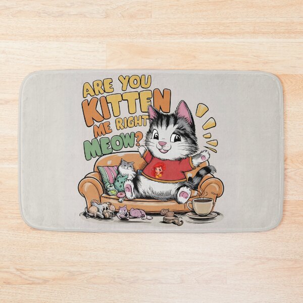Item preview, funny kitten designed and sold by 5minArtStudio.