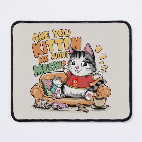 Item preview, funny kitten designed and sold by 5minArtStudio.
