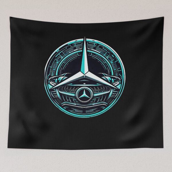 Item preview, Mercedes logo neon emblem designed and sold by RashePollich5.