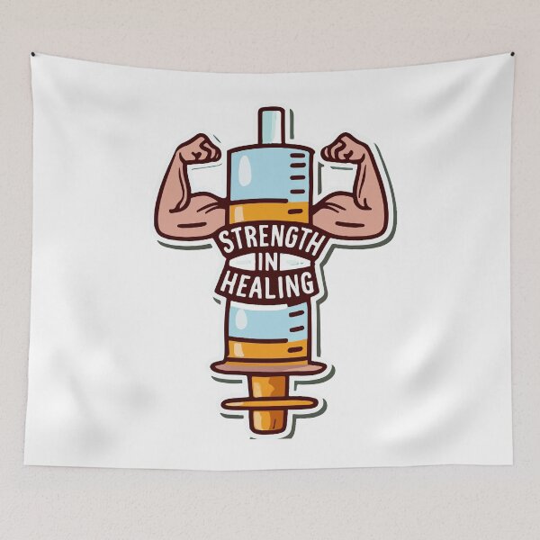Item preview, Motivational Syringe - Strength in Healing designed and sold by NiftyWrx.