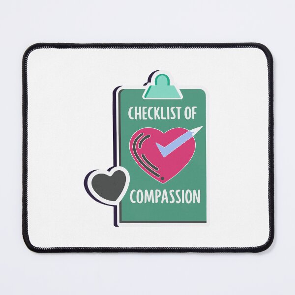 Item preview, Checklist of Compassion - Certified Nursing Assistant Theme designed and sold by NiftyWrx.
