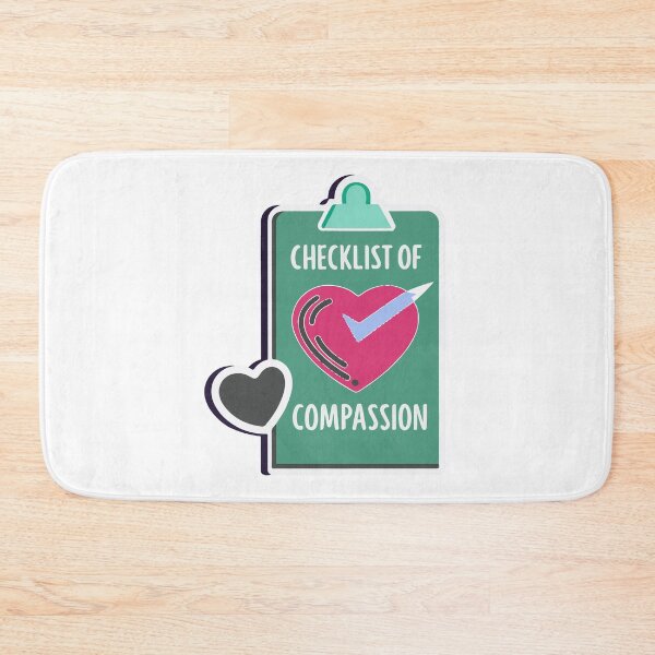 Item preview, Checklist of Compassion - Certified Nursing Assistant Theme designed and sold by NiftyWrx.
