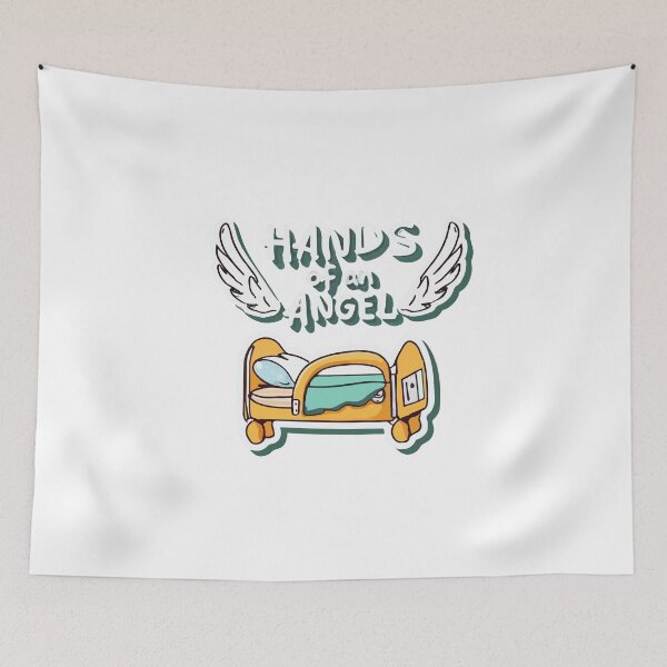 Item preview, Hands of an Angel - Nursing Comfort Illustration designed and sold by NiftyWrx.