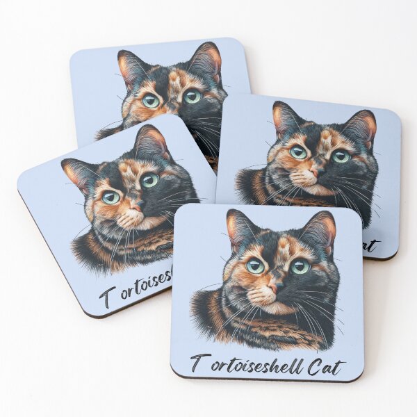Item preview, Color Drawing of Tortoiseshell Cat designed and sold by critterpatchusa.