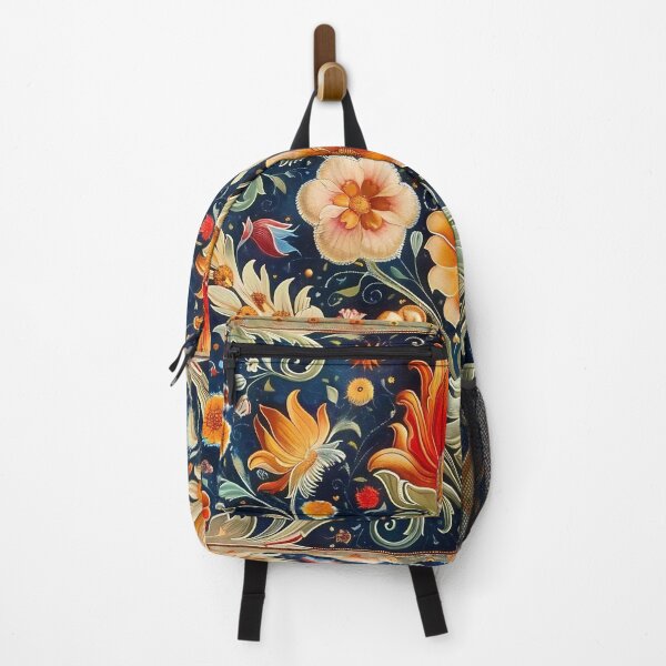 Item preview, Florales Sunburst en azul medianoche designed and sold by stevepmp.