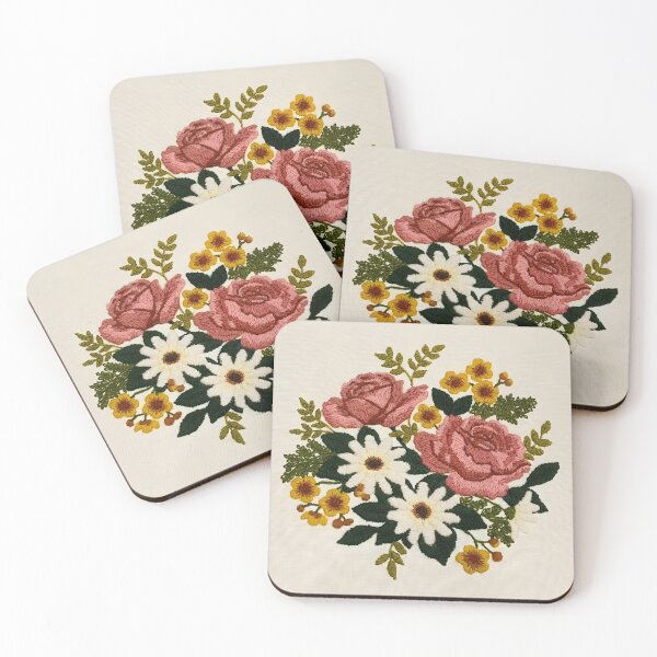 Item preview, Shabby Chic Needlepoint Roses designed and sold by SloganExpress.