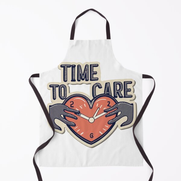 Item preview, Time to Care - Heart Hands Analog Clock designed and sold by NiftyWrx.