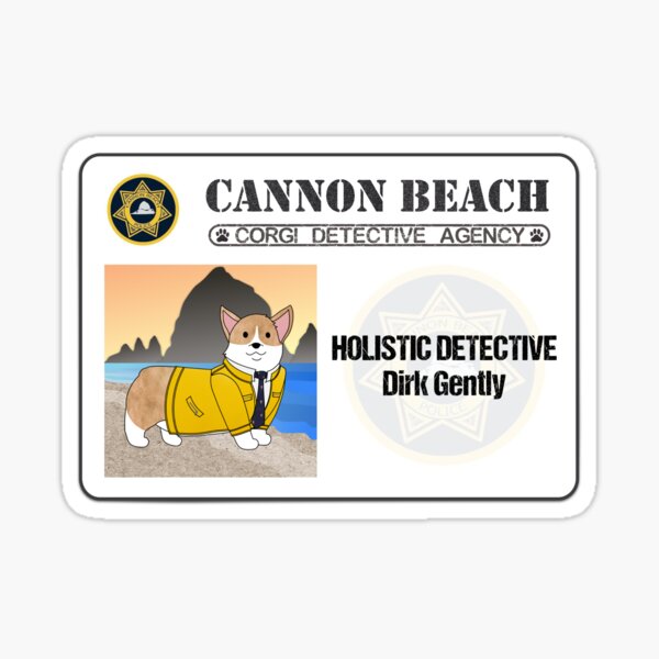 2018 CBCDA - Dirk Gently ID Sticker
