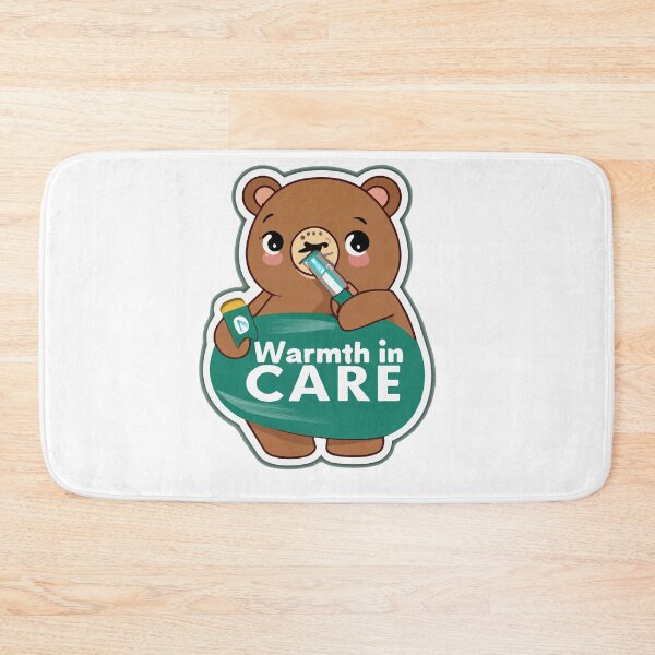 Item preview, Nurse Bear 'Warmth in Care' Illustration designed and sold by NiftyWrx.