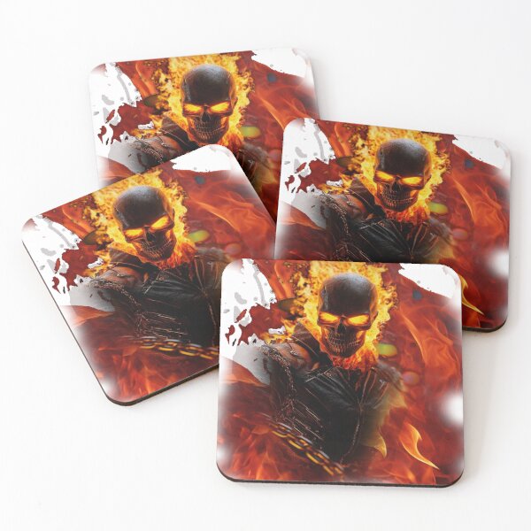 Item preview, fire Skull designed and sold by White Tiger Designz .