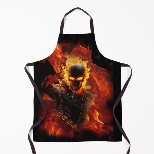 Item preview, fire Skull designed and sold by White Tiger Designz .