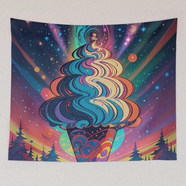 Item preview, Magical And Delicious Rainbow Ice Cream designed and sold by TheArtOfPat.
