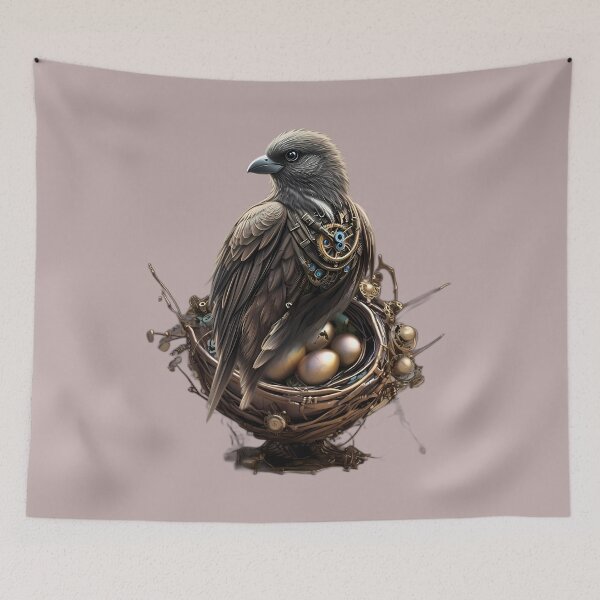 Item preview, Steampunk bird in the nest designed and sold by WalterGomes.