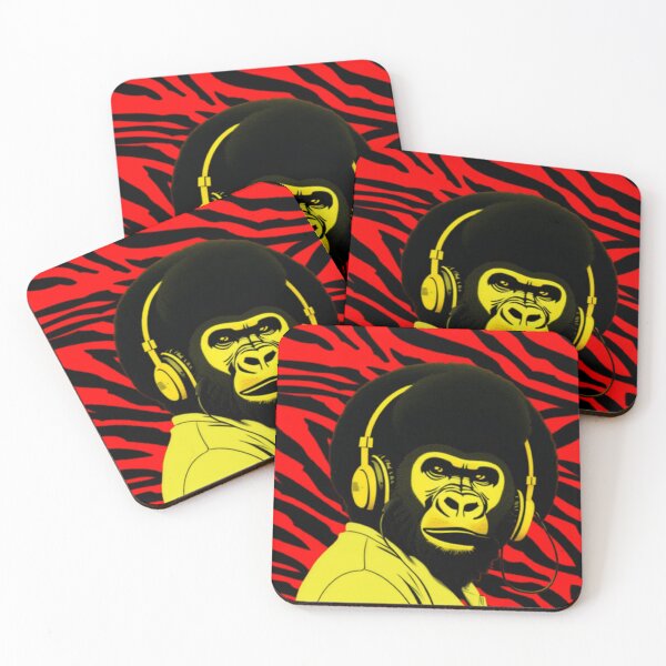 Item preview, Gorilla pop art designed and sold by Roxburylane.