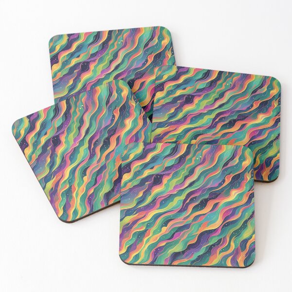 Item preview, Abstract Colorful Aurora Pattern designed and sold by calibrit.