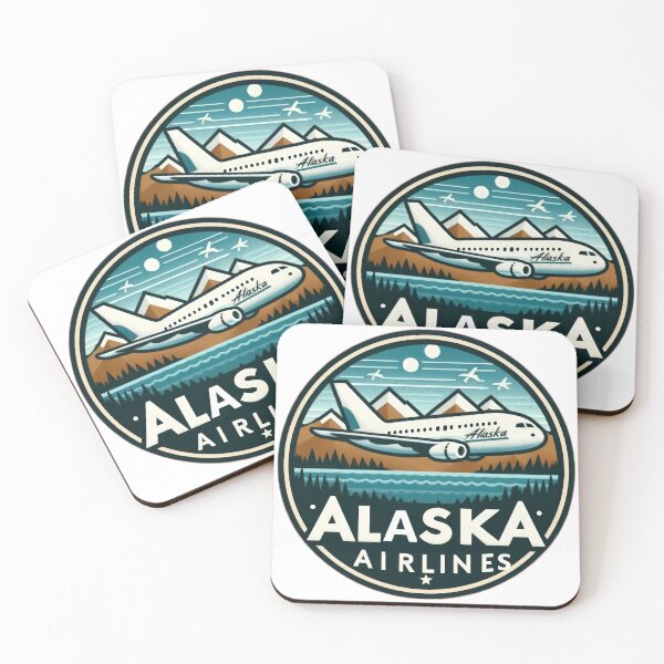 Item preview,  logo Alaska airlines  drawing  airlines aviation designed and sold by Expressions-Sel.