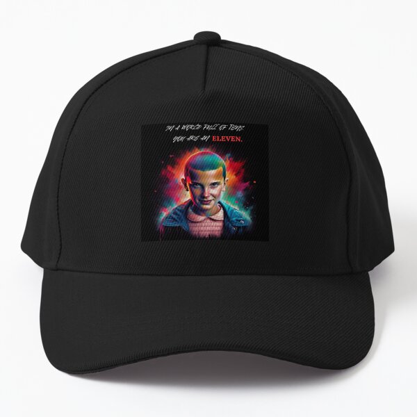 Item preview, Stranger Things Eleven happy: Painting with a witty quote designed and sold by ArtandSmile.