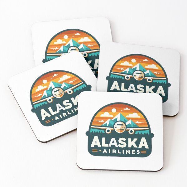 Item preview,  Alaska airlines  drawing  airlines logo aviation   designed and sold by Expressions-Sel.