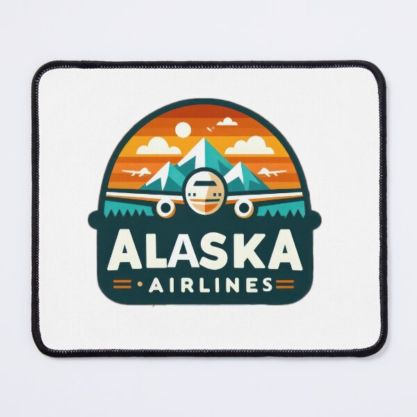 Item preview, Alaska airlines drawing airlines logo aviation designed and sold by Expressions-Sel.