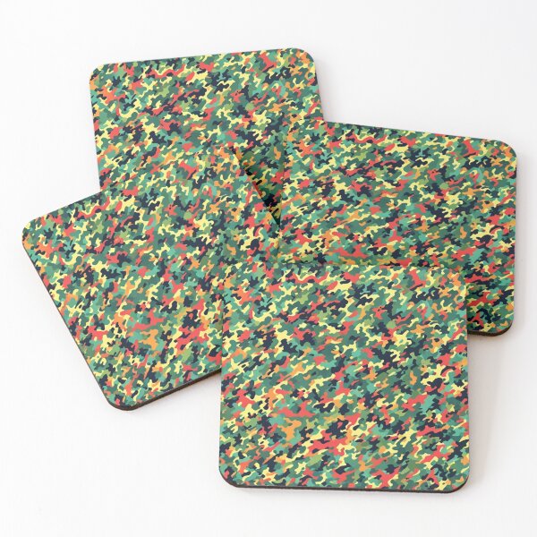 Item preview, Abstract Colorful Camouflage Pattern designed and sold by calibrit.