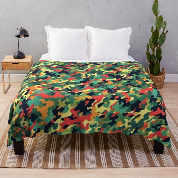 Item preview, Abstract Colorful Camouflage Pattern designed and sold by calibrit.