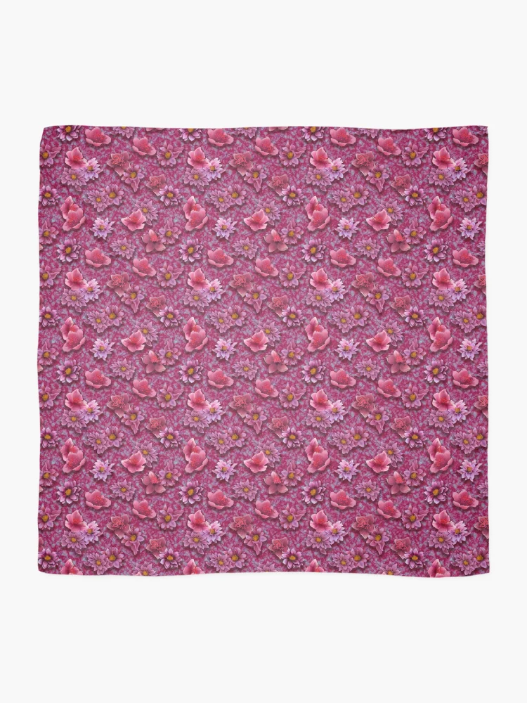 Thumbnail 2 of 3, Scarf, Multi-Layered Roses Pattern 2 designed and sold by Gohan25.