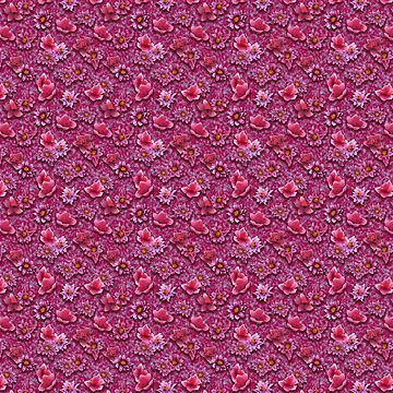 Artwork thumbnail, Multi-Layered Roses Pattern 2 by Gohan25