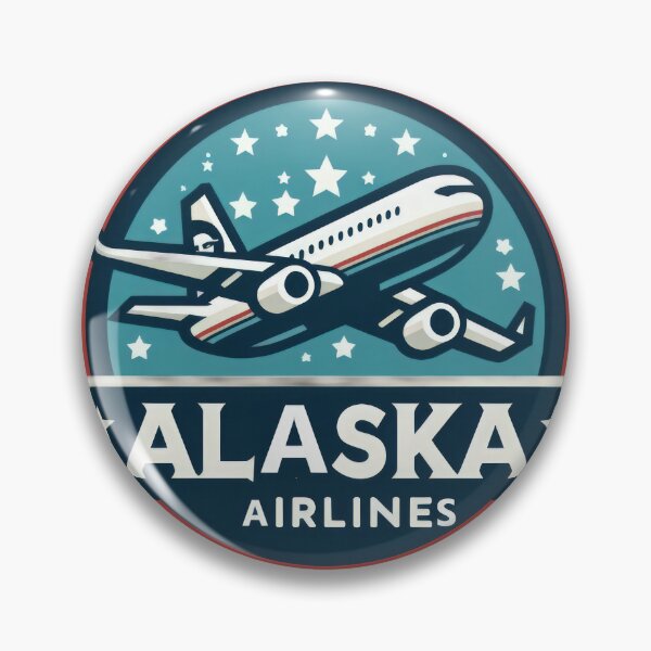 Item preview, Alaska airlines  drawing  airlines aviation Emblem designed and sold by Expressions-Sel.