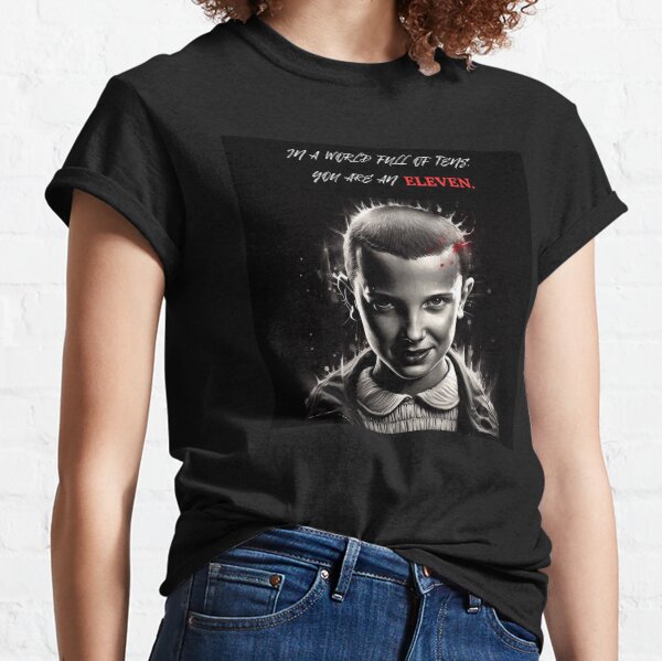 Item preview, Eleven smiling: Gift inspired by Stranger Things designed and sold by ArtandSmile.