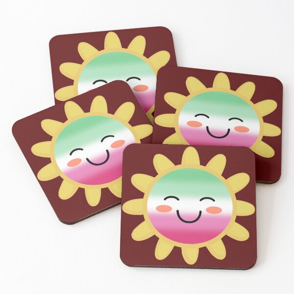 Item preview, Copy of Cute Abrosexual Pride Flag Sun, Kawaii Abrosexual Sun Design designed and sold by Travelslightly.