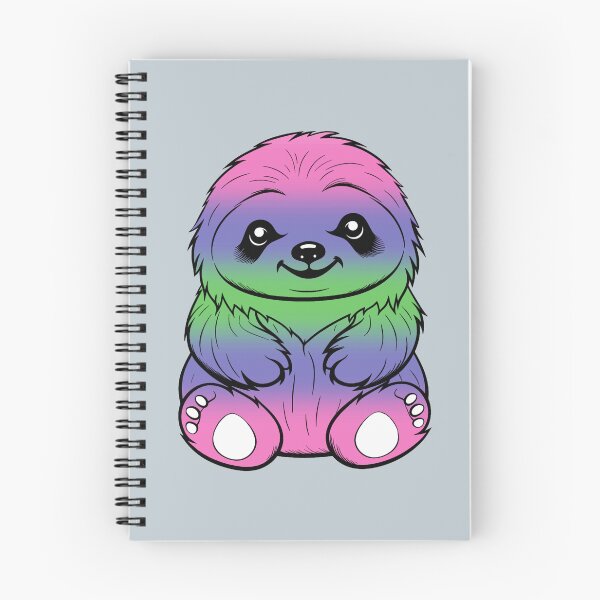 Item preview, Cute Trigender Pride Flag Sloth, Subtle Kawaii Trigender Sloth Design designed and sold by Travelslightly.